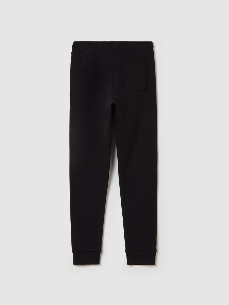 Joggers with drawstring and "Whistler" print_4