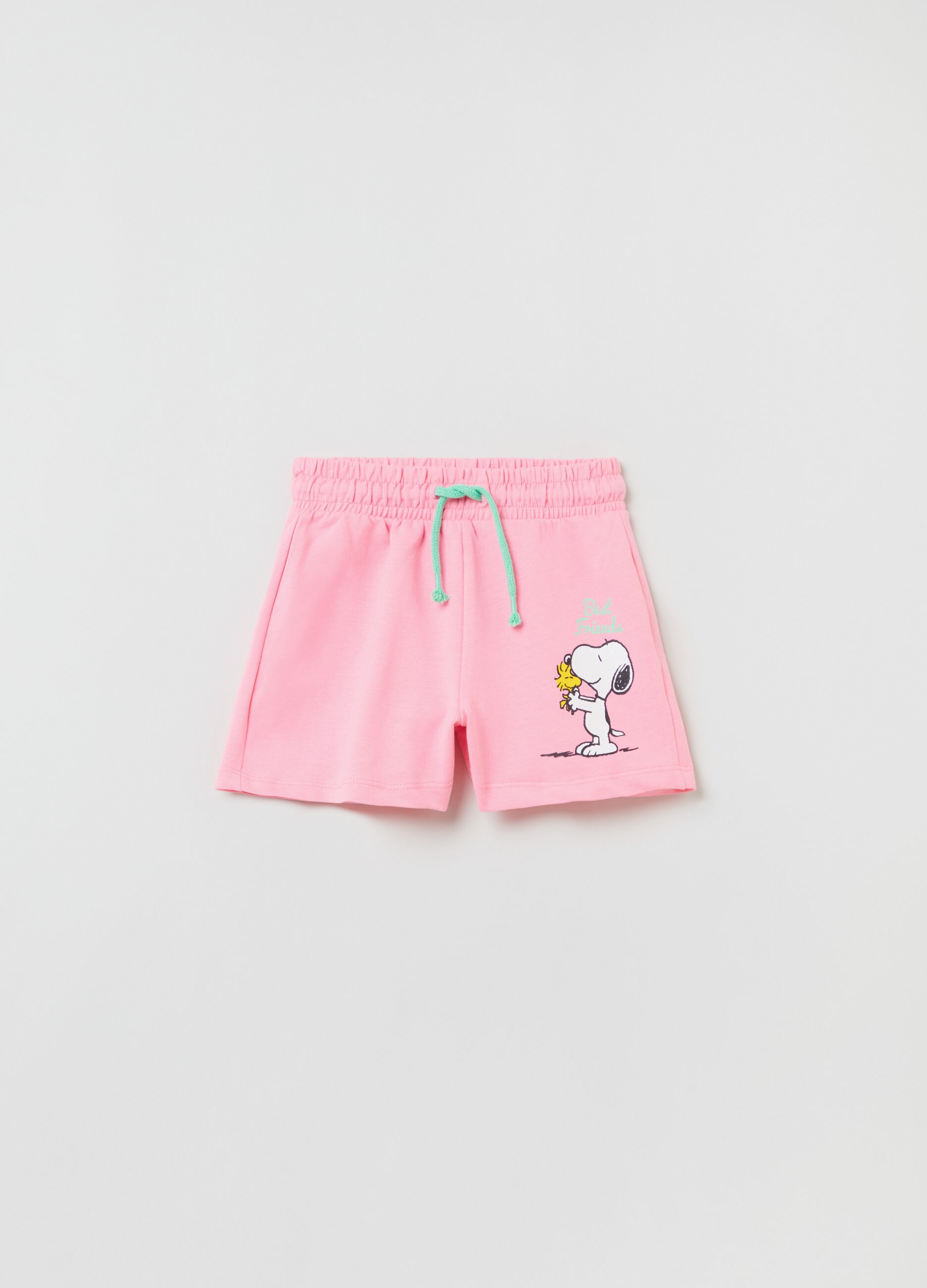 Shorts con coulisse stampa Peanuts_0