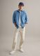 Camicia lavaggio chiaro in puro cotone_1