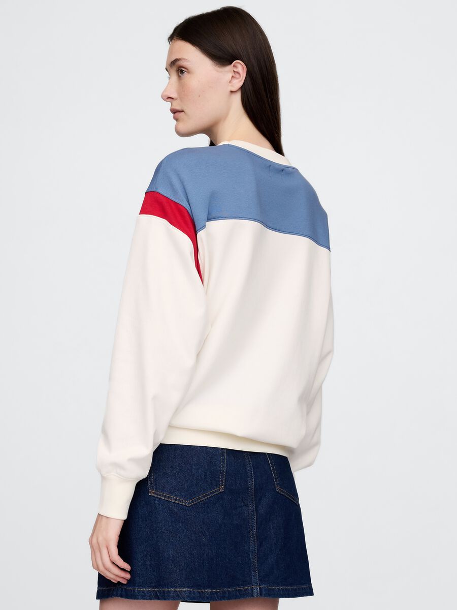 Felpa Gap Classic con logo tricolore_2