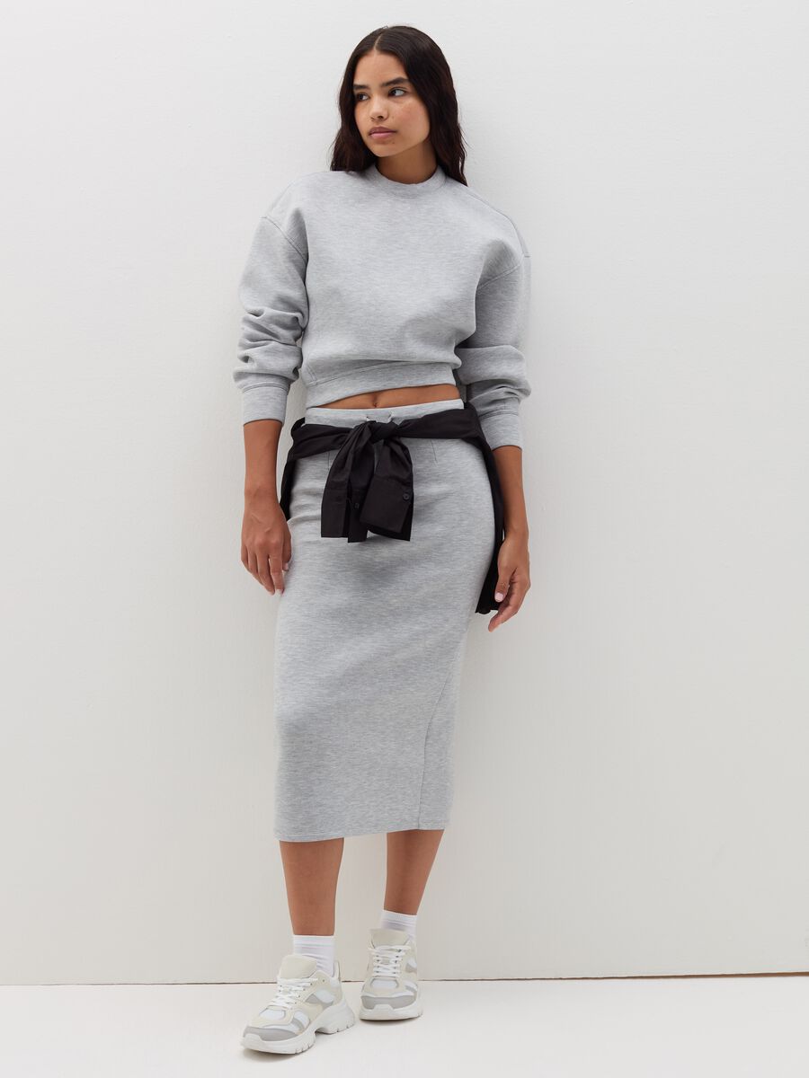 Boxy-fit sweatshirt with round neck_1