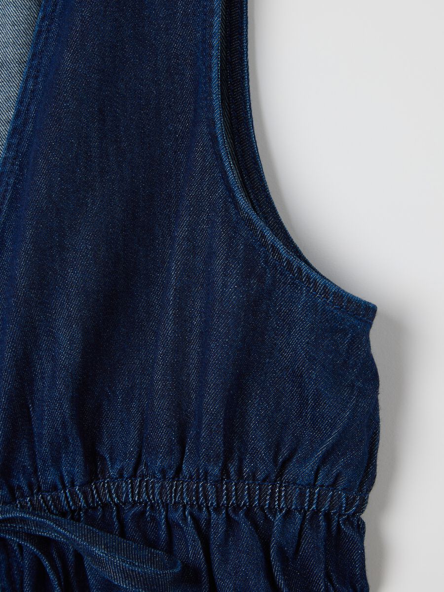 Denim top with laces_5