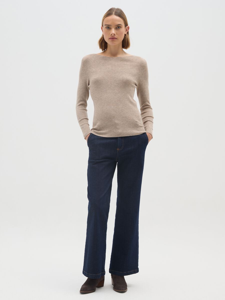 Maglione beige regular fit_1