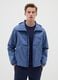 Men's Blue Windbreaker Jacket_0