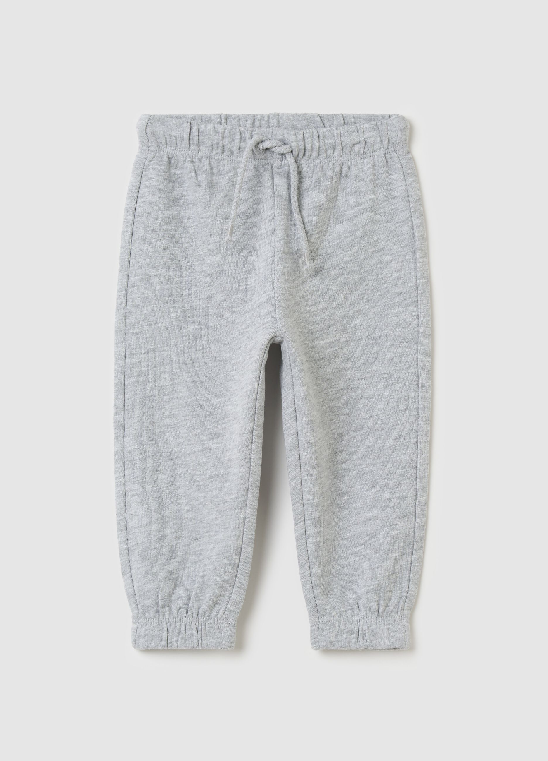 Cotton joggers with drawstring