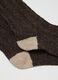 Short multicolour wool and silk blend socks_2