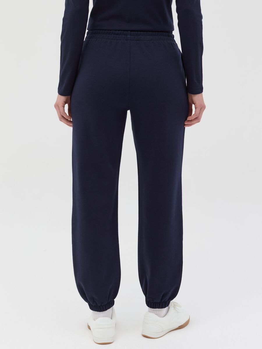 Essential joggers in fleece with drawstring_3