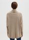 Beige regular fit jumper with high neck_2
