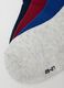 Children's multicolour cotton blend short socks multipack_1