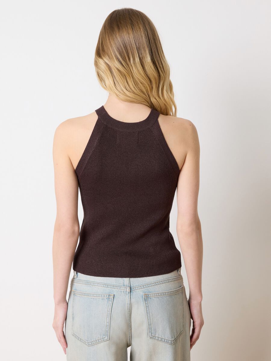 Ribbed tank top with lurex_3