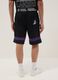 Multicolour Pure Cotton Shorts with Los Angeles Lakers Logo_2