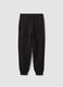 Black organic cotton joggers_0