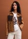 Brown pure cotton fringed shacket, regular fit_2