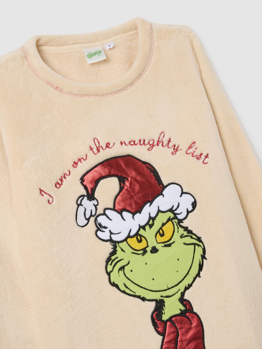 Multicolour Christmas regular fit pyjamas with Grinch print_1