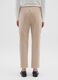 Beige stretch cotton trousers regular fit_2