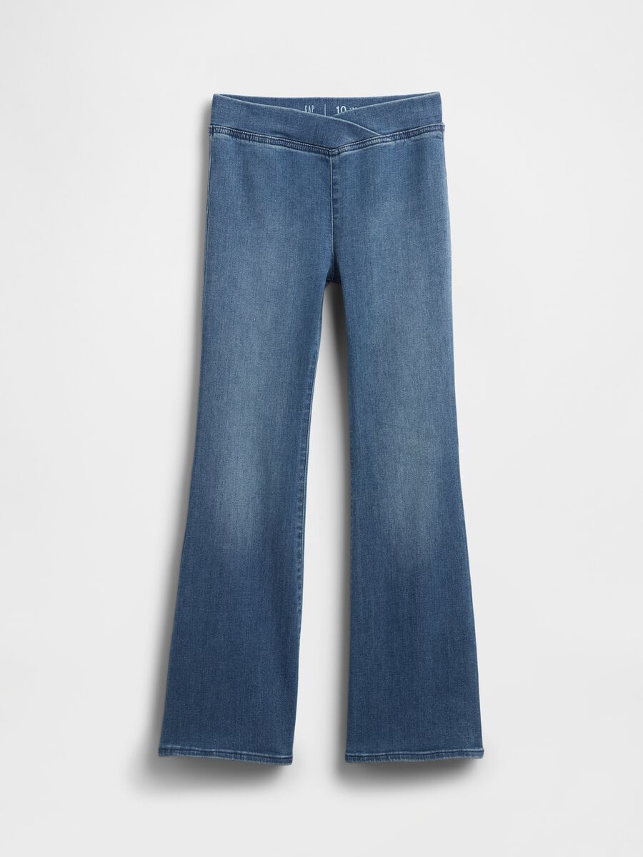 Stretch Denim Trousers for Girls_3