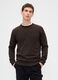 Brown Cotton Blend Jumper_1