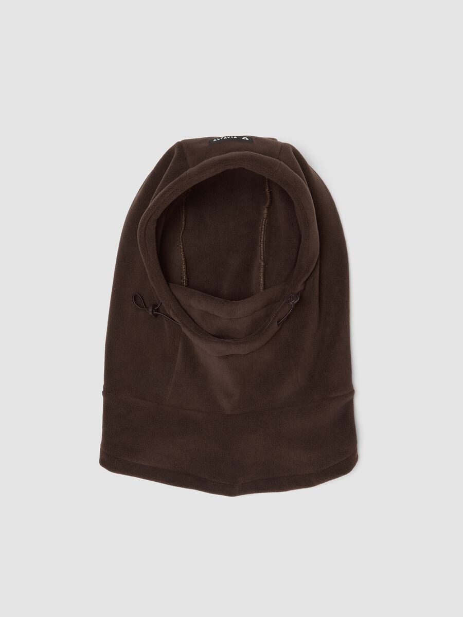 Balaclava Traspirante marrone in tessuto elasticizzato ALTAVIA WITH DEBORAH COMPAGNONI_2
