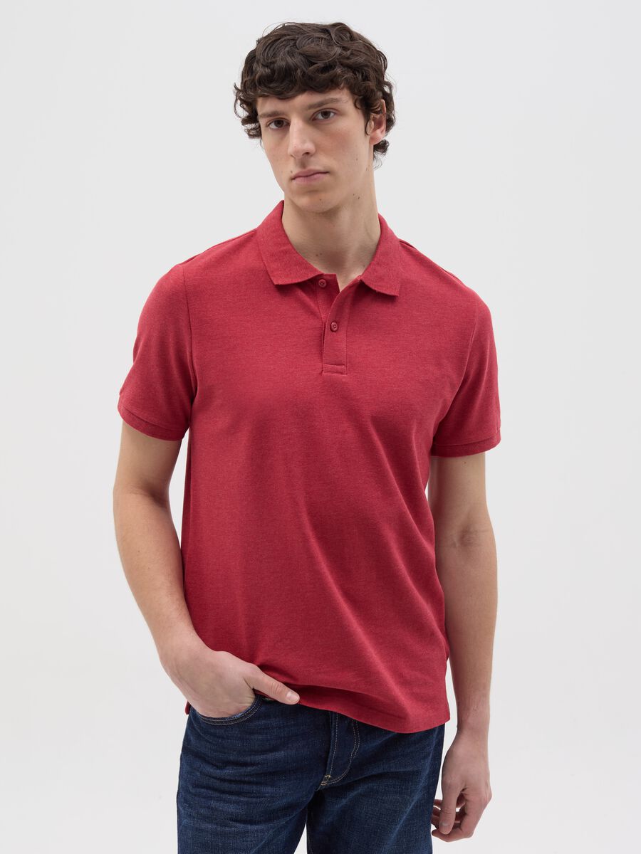 Regular-fit polo shirt in cotton_0