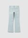 Girls' Light Blue Stretch Cotton Flare Jeans_4