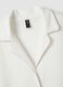 Camicia da notte in misto viscosa elasticizzata bianca con collo a V_5