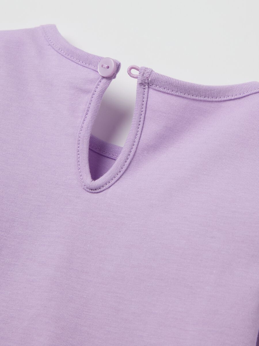 Long-sleeved T-shirt with glitter ice cream print_3