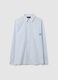 White striped pure cotton shirt in regular fit_4