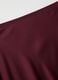 Regular Fit Red Satin Maxi Skirt_5