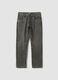 Grey regular-fit jeans in a cotton, lyocell and viscose blend_0