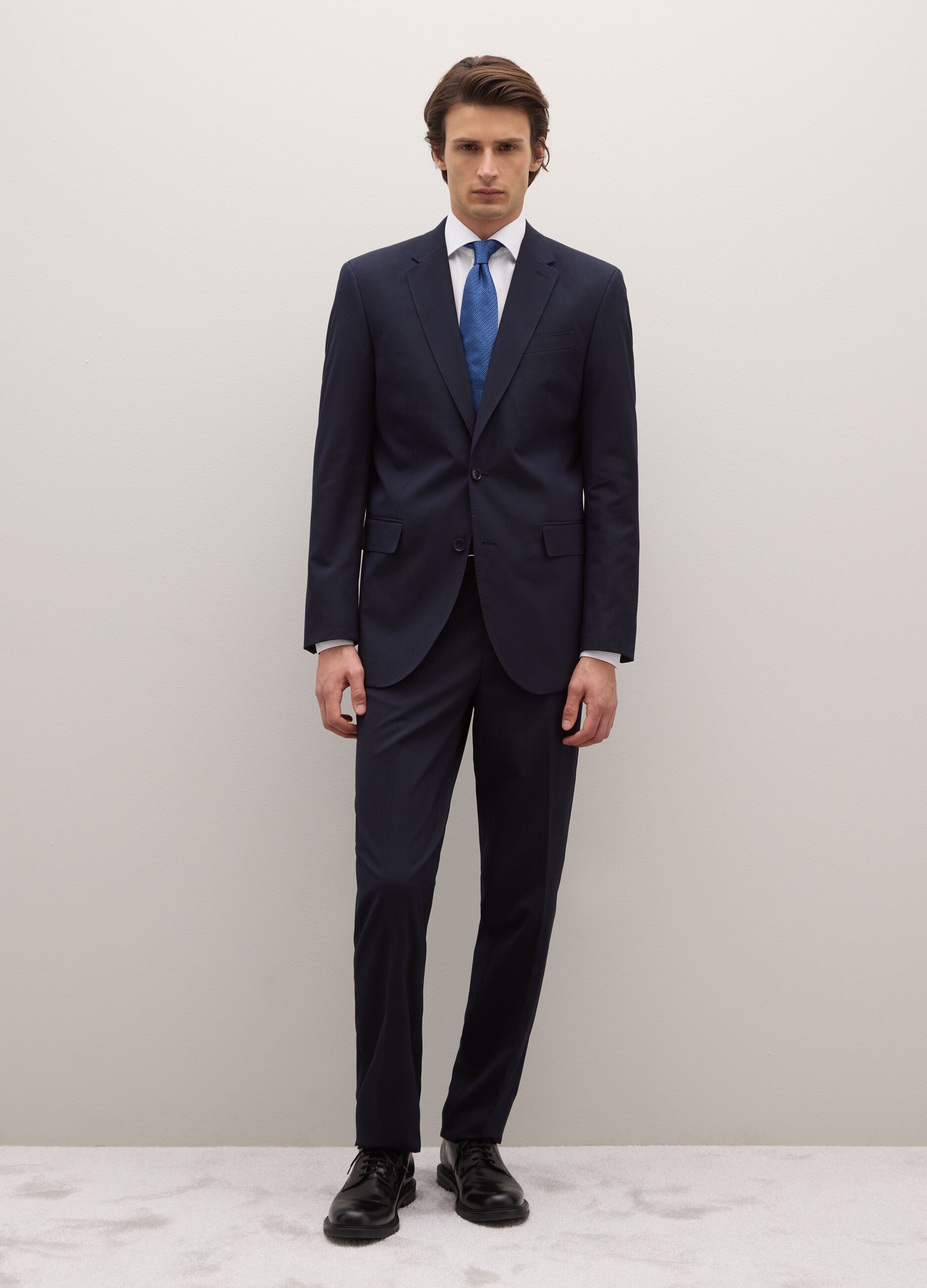 Regular fit blue trousers