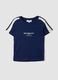Blue pure cotton crew-neck T-shirt with New York City print_4