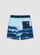 Boxer mare blu con stampa onde per ragazzo_1