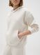White regular fit cotton blend sweatshirt_3