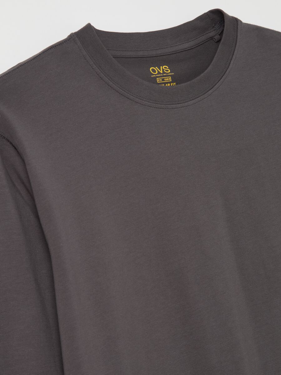 Long-sleeved T-shirt in stretch cotton_5
