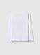 White pure cotton regular fit girl's t-shirt_1