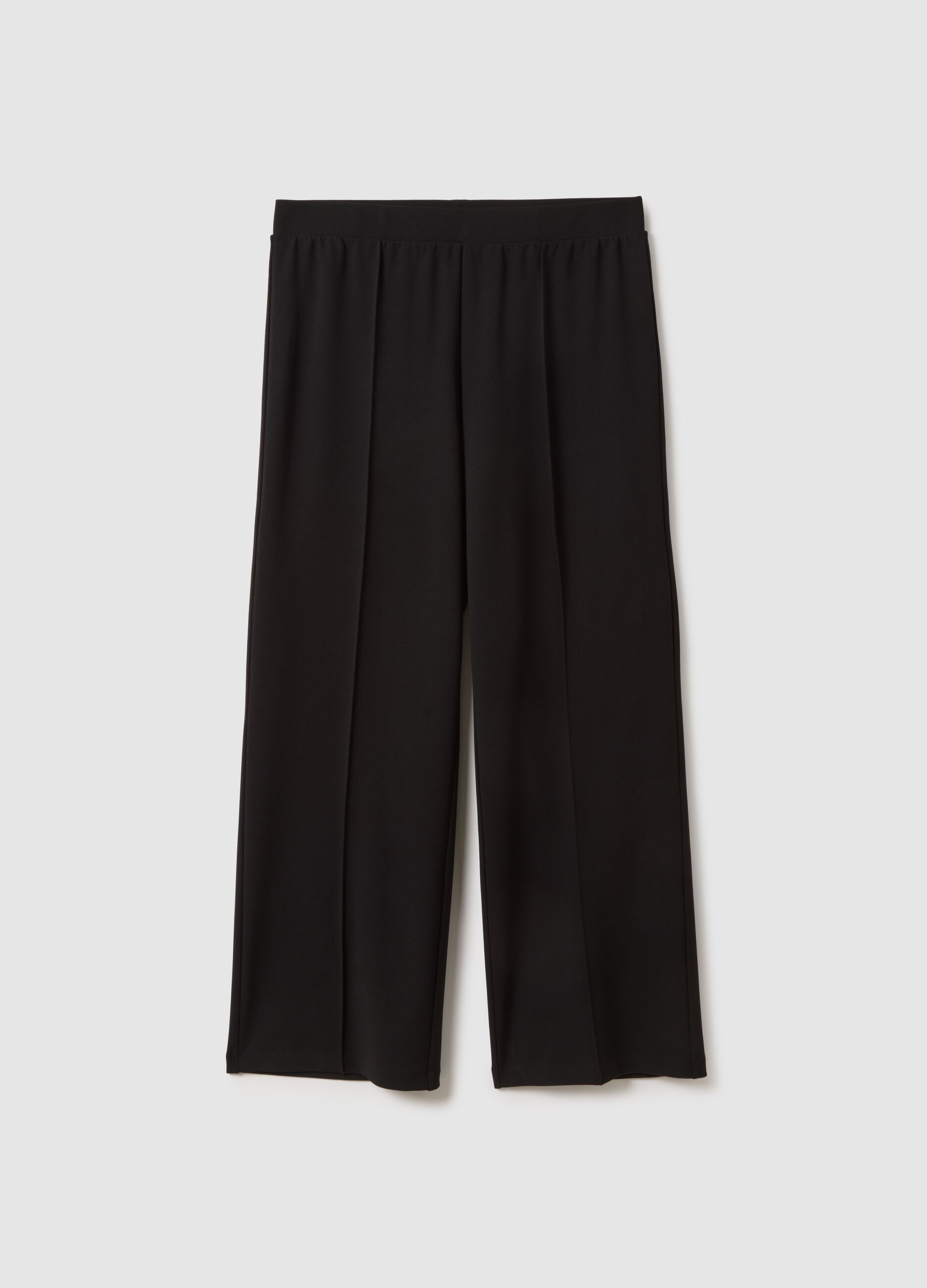 Black Straight Fit Treggings