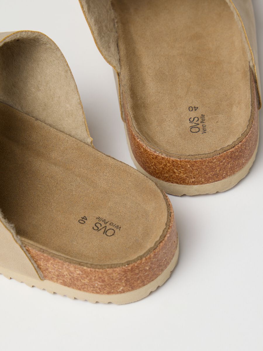 Women's sandals in beige genuine leather_2