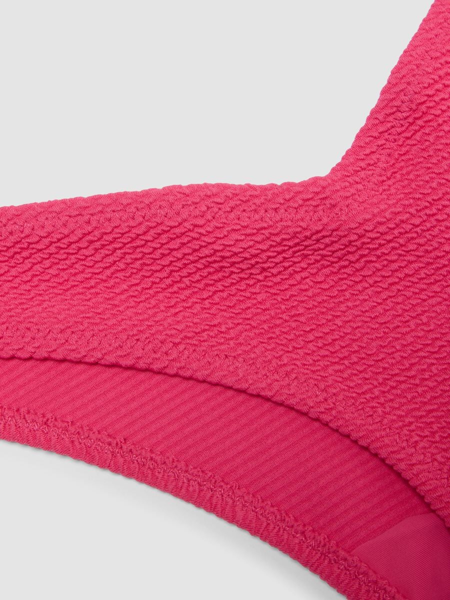 Slip bikini rosa in tessuto elasticizzato_5