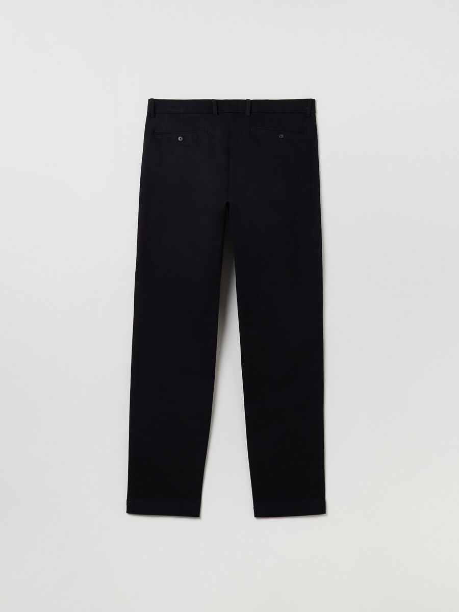 Skinny-fit chino trousers in stretch cotton_2
