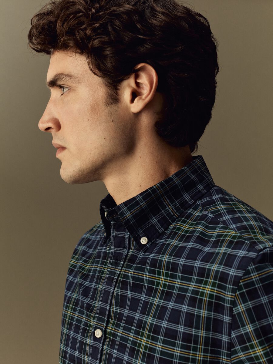 Camicia button-down a quadri_1