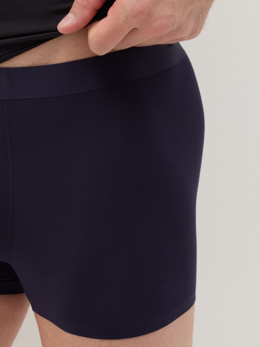 Two-pair pack midi boxer shorts in stretch modal_2