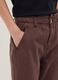 Brown baggy-fit pure cotton denim jeans with paperbag waist_3