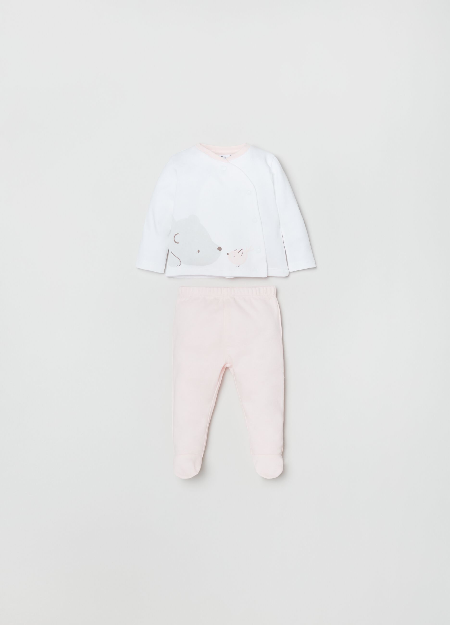 Set t-shirt con stampa e ghettine_0