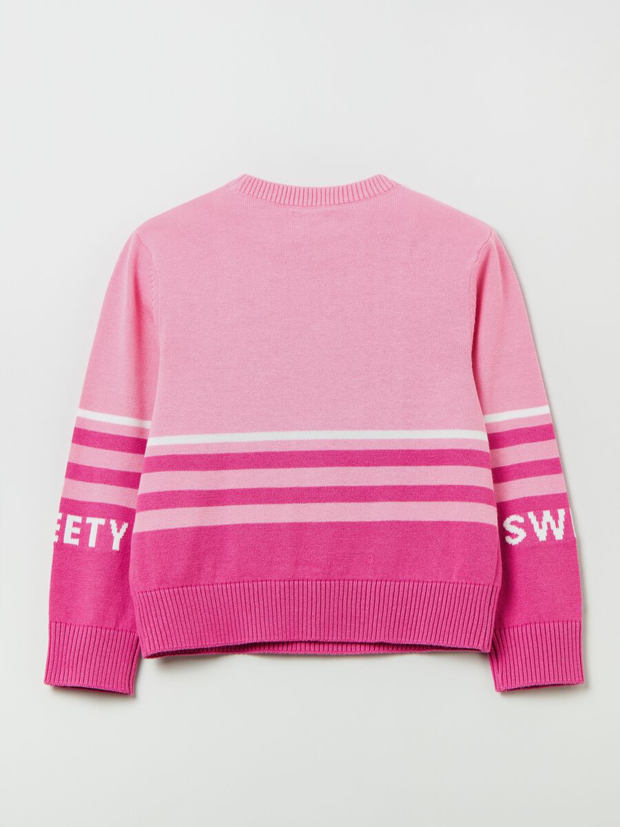 Pullover in maglia con disegno Titti_1