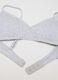 Girl's Grey Stretch Cotton Triangle Bra_2
