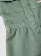 Green lyocell and cotton blend romper for girls with regular fit_3