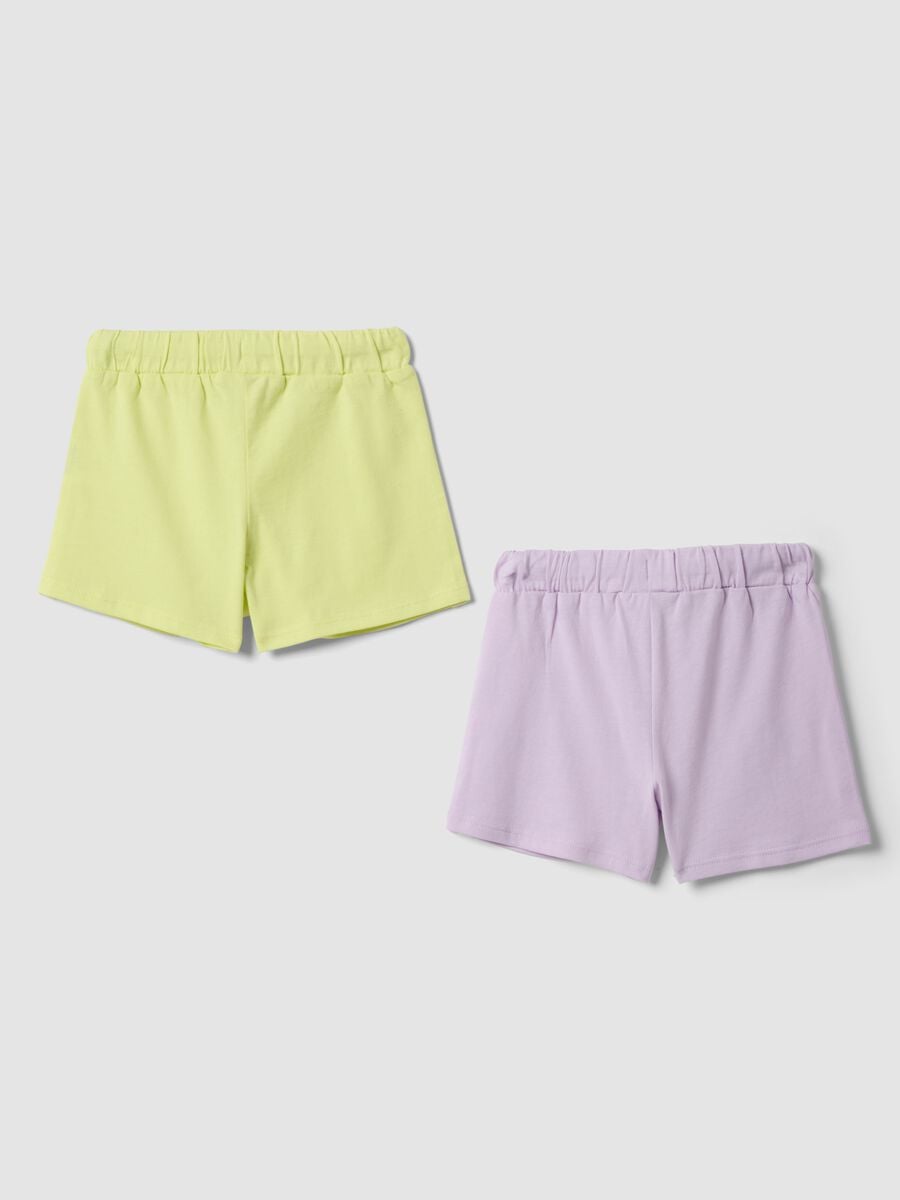 Twin pack of purple pure cotton shorts_1