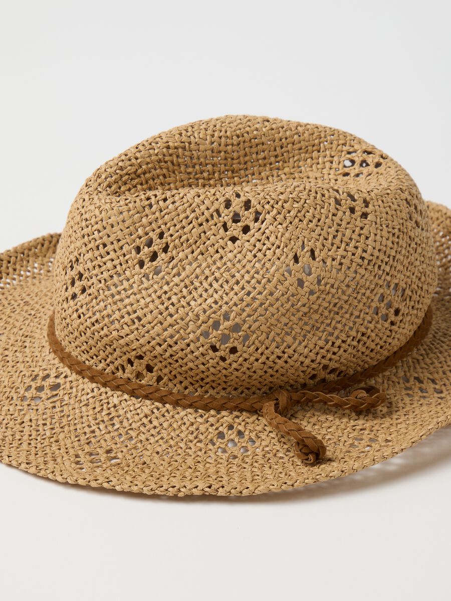 Woven Paper Hat Ovs_1