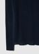 Blue regular fit V-neck jumper_1