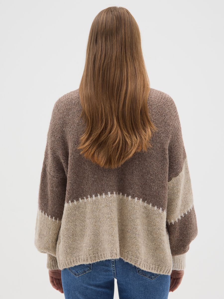 Multicolour regular fit cardigan_2